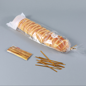 100pcs bundling giải pháp đường bánh mì bao bì dây nhựa quan hệ trang trí lá Twist <span class=keywords><strong>Tie</strong></span> tái sử dụng quan hệ - Product Image 5