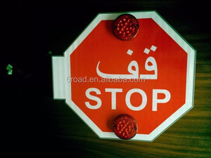 Bras d'arrêt d'autobus scolaire électronique automatique Panneau de signalisation à LED Feux de circulation - Product Image 5