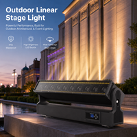 Luz de Matriz Móvil Impermeable IP67 de 10x60W 600W con 140 LEDs de Destello DMX512 RDM 1-30Hz Estroboscópica para Espectáculos Acuáticos Escénicos al Aire Libre