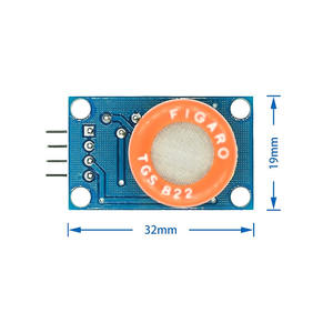 جهاز استشعار غاز جودة الهواء TGS822 للكشف عن الكحول والإيثانول لنظام أمان اردوينو وحدة مراقبة الهواء المنزلي عالية الحساسية - Product Image 4