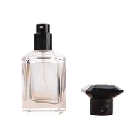 Botol parfum kaca transparan, grosir 30ml 50ml 100ml tebal mewah mudah tidak berkerut 1oz tebal