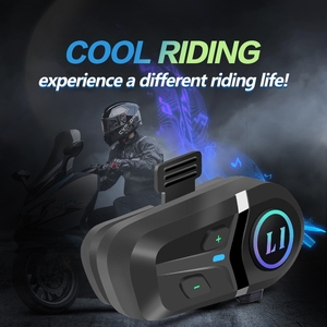 Tai nghe <span class=keywords><strong>Bluetooth</strong></span> 5.3 chống nước IPX6 nhiều màu sắc cho mũ bảo hiểm xe máy, khử tiếng ồn, không dây, có micro - Product Image 2