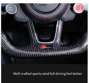 Volant LED en fibre de carbone véritable et Alcantara, modifié et préféré, pour A5 B8 A7 Q3 S8 A3 8P R8 TT S3 A6 C7 RS3 A4 B8 - Product Image 4