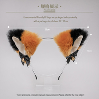Oreilles de chat mignon personnalisé en peluche fourrure bandeau Cosplay accessoire de cheveux pour les filles et les enfants