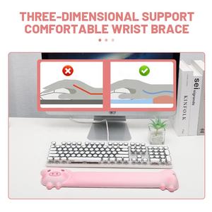 Tapis de souris de jeu Pig <span class=keywords><strong>Peggy</strong></span> Cloud, tapis de bureau antidérapant, tapis de souris mignon pour gamer, tapis de bureau en mousse à mémoire de forme pour clavier et souris, pour le bureau et <span class=keywords><strong>la</strong></span> maison - Product Image 3