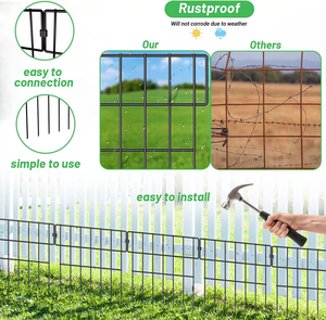 Vườn ngoài trời, hàng rào sắt nhỏ, cành cây trang trí biệt thự vườn vườn thú cưng hàng rào - Product Image 4