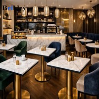 Plateau de table moderne en stratifié compact rond, surface solide, 12 mm d'épaisseur, HPL, pour hôtel, utilisation en extérieur et en intérieur