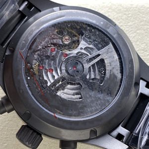 Montre chronographe automatique de luxe pour homme, personnalisée en gros, en titane, avec cristal saphir, étanche à 50 bars, pour affaires - Product Image 6