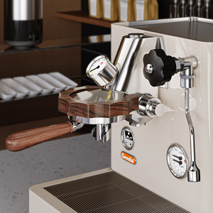 Gmiley <b>Coffee</b> <b>Machine</b> E61 Brewing Head Solid <b>Wood</b> Anti Scalding Ring Walnut <b>Wood</b> Accessory - Product Image 1