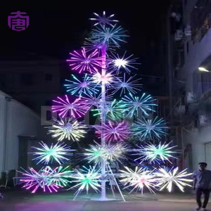 Brilliant Waterproof <b>LED</b> Firework <b>Tree</b> Light Illuminated Holiday Ornament for Park Plaza Garden Street Scenic Display for Sale - Product Image 1