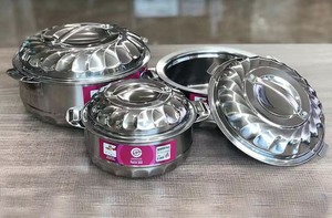 8pcs Scalloped Design Food Warmer Set 1L-20L Stainless Steel Thermal <strong>Container</strong> for Commercial Catering - Product Image 6