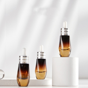 Venta al por mayor 20ml de vidrio cosmético cutícula aceite cuentagotas botellas de fondo grueso vacío cuidado de la piel botella de suero con cuentagotas para esencia - Product Image 5