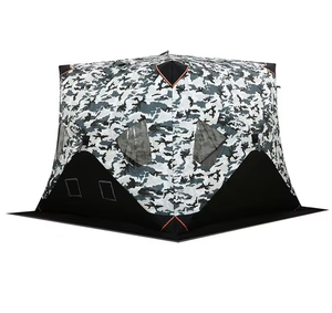 Tente de <span class=keywords><strong>camping</strong></span> isolée robuste pour l'extérieur, abri résistant au vent, imperméable et anti-froid, tente de pêche sur glace pour l'hiver extrême - Product Image 3