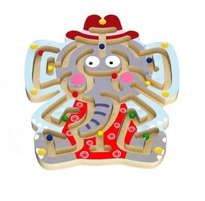 Puzzle de piste en bois pour enfants en gros de haute qualité éducation précoce jeu de <span class=keywords><strong>labyrinthe</strong></span> magnétique Animal jouet éducatif - Product Image 1