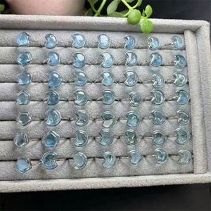 Anelli in Argento 925 di Alta Qualità con Kunzite, Anelli con Gemme, Gioielli in Quarzo Rosa, Artigianato in Cristallo Naturale, Regolabili, per Regalo Quotidiano - Product Image 4