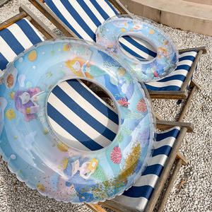 Flotador Inflable de Sirena con Lentejuelas para Piscina, <span class=keywords><strong>Parque</strong></span> Acuático, Uso por Adultos y Niños - Product Image 2