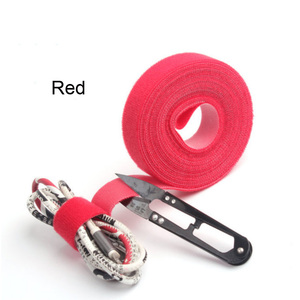 Фабрика Двусторонняя собственная личность нейлон многоразовые крюк и петля кабельные стяжки рулон - Product Image 4