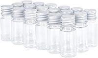 Flacon en plastique de petite taille pour poudre liquide médicale, étanche, avec bouchon à vis en aluminium, marque privée, 10 ml, 30 ml, 0,34 oz, 1 oz