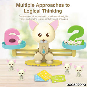 Juguete Educativo Digital Personalizado OEM para Niños, Ayuda Didáctica para Aprender Matemáticas, Juguete Cognitivo Educativo para <span class=keywords><strong>Clases</strong></span> <span class=keywords><strong>de</strong></span> Aritmética, Tabla <span class=keywords><strong>de</strong></span> Equilibrio para Niños - Product Image 3