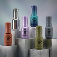 Flacon en verre vide de 4,8 ml pour vernis à ongles, gel UV, peinture artistique, avec pinceau, design cylindrique élégant et personnalisé