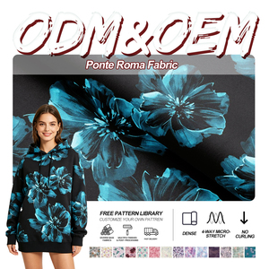 Tissu <span class=keywords><strong>Roma</strong></span> en viscose et nylon imprimé de qualité supérieure pour vêtements, vente en gros - Product Image 1