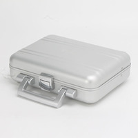 Caja de Herramientas Portátil de Aluminio para Almacenamiento Seguro de Equipos, Estuche para Instrumentos, Caja de Alimentación Móvil para Cámaras, Micrófonos, Gafas