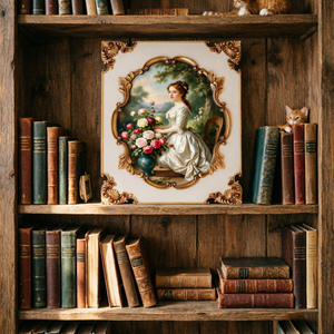 Marco de Fotos Ovalado de Resina Tallada a Mano, Estilo Rococó Europeo, Dorado Antiguo de Lujo, Ligero, para Montar en la Pared o sobre una Mesa, para Pinturas al Óleo - Product Image 3