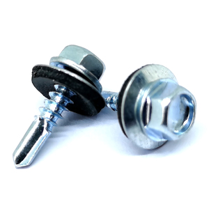 Vis autoperceuse galvanisée à tête hexagonale Tek 6.3X65 DIN 7504, zincée - Product Image 6