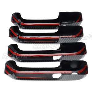 Car <b>Door</b> Handle Covers With Smart Key+Exterior <b>Door</b> Bowl Handle Panel <b>Trim</b> Cover Set for Ford F-150 F150 F-250/HD F-350/HD 15-19 - Product Image 5