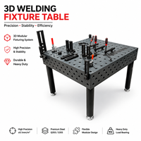 Table de soudage 3D flexible, table de fixation modulaire D16 D28, banc de soudage en acier interchangeable pour fabrication lourde OEM