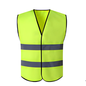 Chaleco Reflectante de Alta Visibilidad para Seguridad en la Construcción y Tráfico, en Naranja, Amarillo, Verde Lima, Rosa, Azul y Negro, con Bolsillos de Malla y Cremallera - Product Image 2