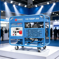Générateur d'essence silencieux portable à onduleur 17/20KW Max 15/18KW Nominal YC18GF-3G