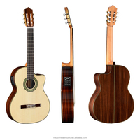 Rosace En Palissandre Pour Guitare Acoustique/folk - Diamètre Int. 11.1cm, Ext. 13.4cm - Décoration Personnalisation