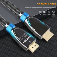 Veste PVC flexible Ultra mince 1m 2m 3m 5m 7.5m 10m 15m 20m Long 4K 60Hz Soft HDMI 2.0 Câble