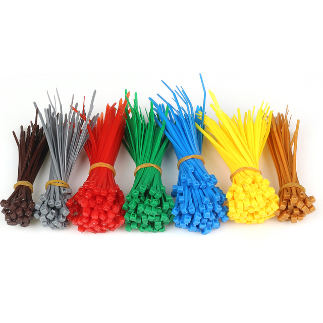 Multiple Specifications Nylon PA66 Cable Ties Environmental Friendly Material Plastic Zip Tie Self-Locking Cable Tie