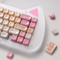 Ensemble de touches de clavier mécanique XVX Keycaps Ragdoll Cat MAO Profile (148 touches) Sublimation Mignon Dessin animé DIY Personnalisé