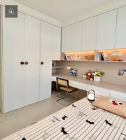 XINGRUO Armoire de chambre enfant personnalisée, armoire blanche, bureau d'étude, meuble de rangement, pour appartement, hôtel, villa, projet