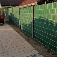 Cinta de PVC para valla de privacidad, rollo de PVC para patio y Rancho Sichtschutzstreifen, 19cm x 35m