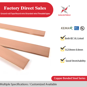 Varilla <span class=keywords><strong>de</strong></span> <span class=keywords><strong>Tierra</strong></span> <span class=keywords><strong>de</strong></span> Acero Recubierto <span class=keywords><strong>de</strong></span> Cobre <span class=keywords><strong>de</strong></span> 40x4mm, Conductores Planos en Cinta, Precio Mayorista, Proveedor Chino <span class=keywords><strong>de</strong></span> Materiales <span class=keywords><strong>de</strong></span> Puesta a <span class=keywords><strong>Tierra</strong></span> para Sistemas <span class=keywords><strong>de</strong></span> Conexión a <span class=keywords><strong>Tierra</strong></span> - Product Image 1