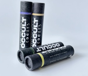 Tube en papier enroulé personnalisé en gros, imprimé avec lettres, multi-tailles, en boîte fantaisie - Product Image 3