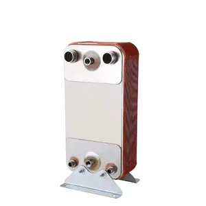 Custom Stainless Steel Brazed Heat Exchanger SS304 Brazed Plate Heat Exchanger price list for water cooling