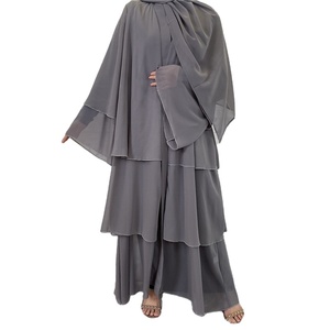 Último diseño Dubai árabe Turquía Abaya islámico Oriente Medio vestido Thobe mujeres - Product Image 1
