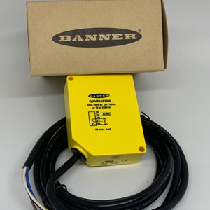 Original <b>Banner</b> Q60 Series Adjustable-Field Photoelectric Sensor Q60VR3AF2000 Background Suppression Optical Sensor - Product Image 2