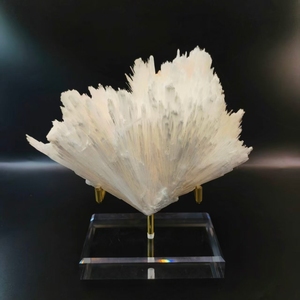 Support <span class=keywords><strong>de</strong></span> Présentation en Acrylique pour Pierres Brutes, Cristaux et Minéraux – Socle Métallique pour Décoration - Product Image 4