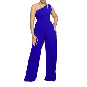 Combinaison droite sexy sans manches à une épaule et taille haute pour femme – Tendance - Product Image 3