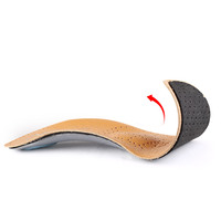 Semelles orthopédiques en PU souples et respirantes, absorbant les chocs, pour l'alignement des pieds, idéales pour le quotidien et la marche, avec soutien de l'avant-pied