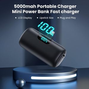 [แพ็คคู่] พาวเวอร์แบงค์ขนาดพกพา 5000mAh PD USB-C สำหรับ iPhone 17/16/15 และ Android//Moto/ แบตเตอรี่สำรองสำหรับเดินทาง - Product Image 6