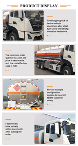 Camión cisterna de combustible DONGFENG 20000L con transmisión manual, nuevo camión cisterna 6*4 para almacenamiento de gasolina - Product Image 3