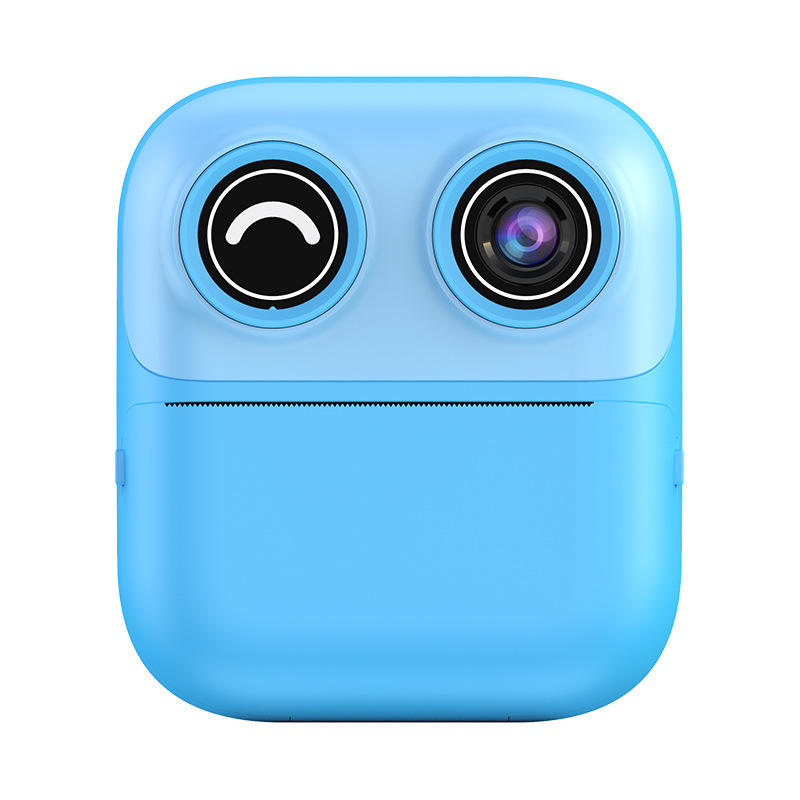 Y800 azul claro+2 rollos de papel de impresión blanco y negro