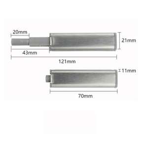 Loquets magnétiques réglables pour armoires et tiroirs – Système de fermeture à pression moderne pour portes de cuisine, chambres, hôtels et usage extérieur - Product Image 4